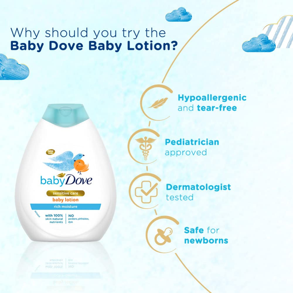 Creamy texture glides smoothly, leaving skin moisturized after bath