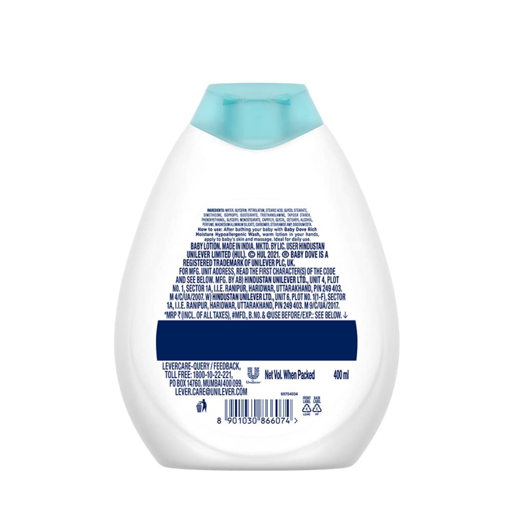 Gentle care suitable for daily use on delicate baby skin