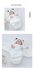 Baby Embrace swaddle blanket closeup fabric highlighting ultra-soft breathable material