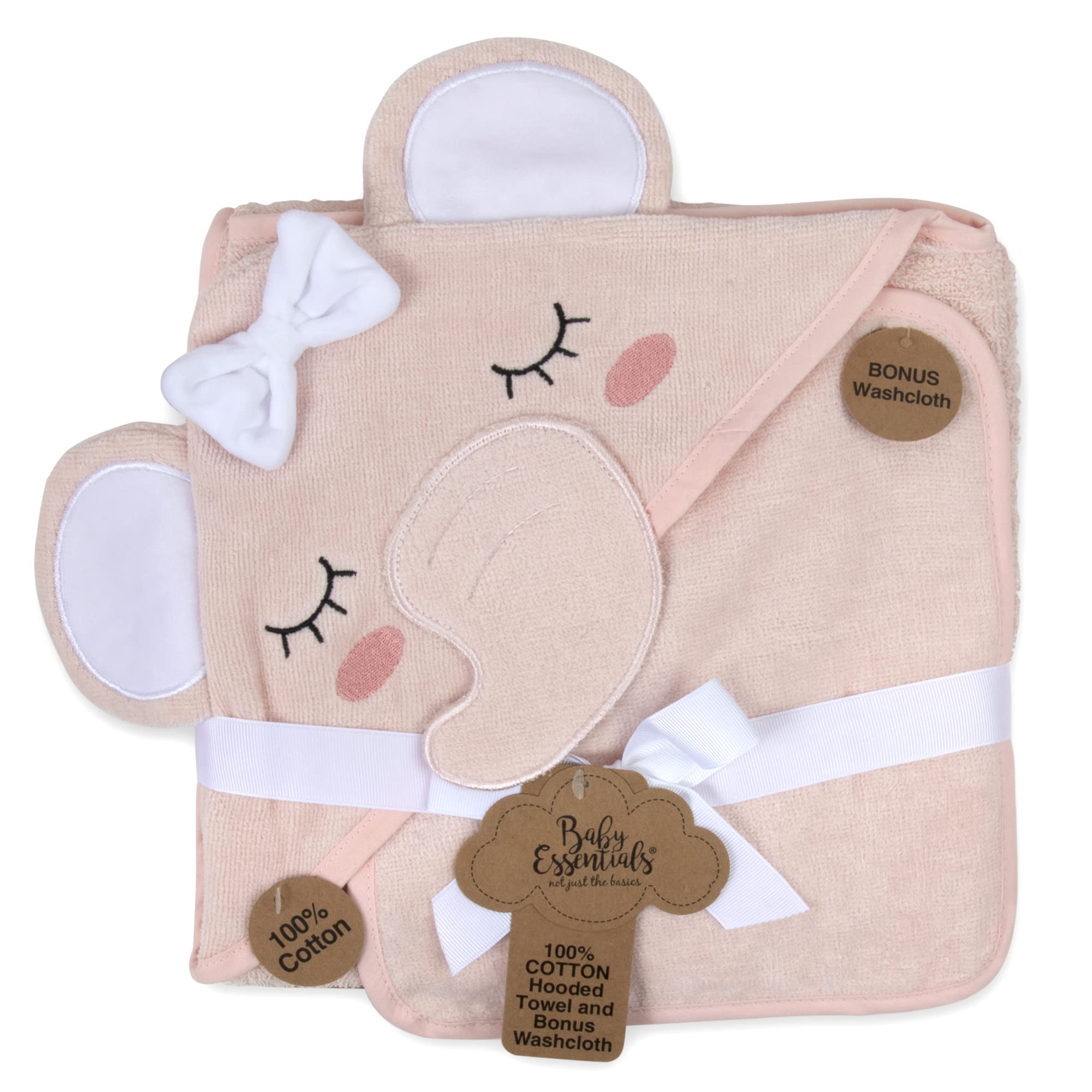 Baby Essentials beach time towel and washcloth, versatile for sun and sand
