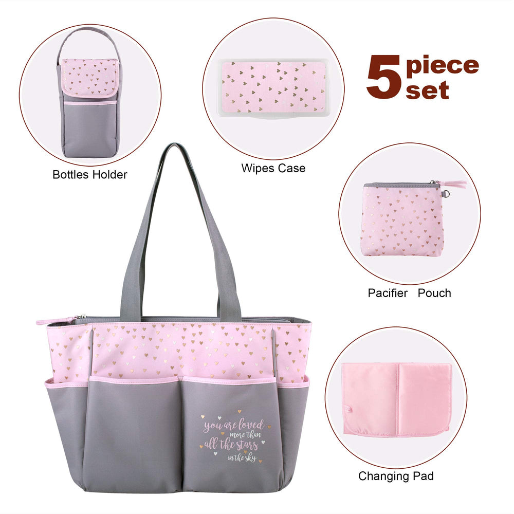 Baby Essentials changing pad offers a clean surface for diaper changes away from home.
