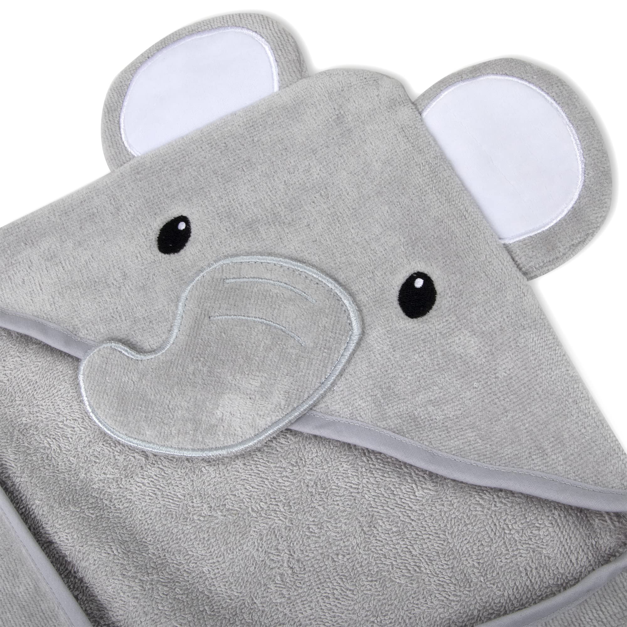 Close-up of cotton terry texture on Baby Essentials towel