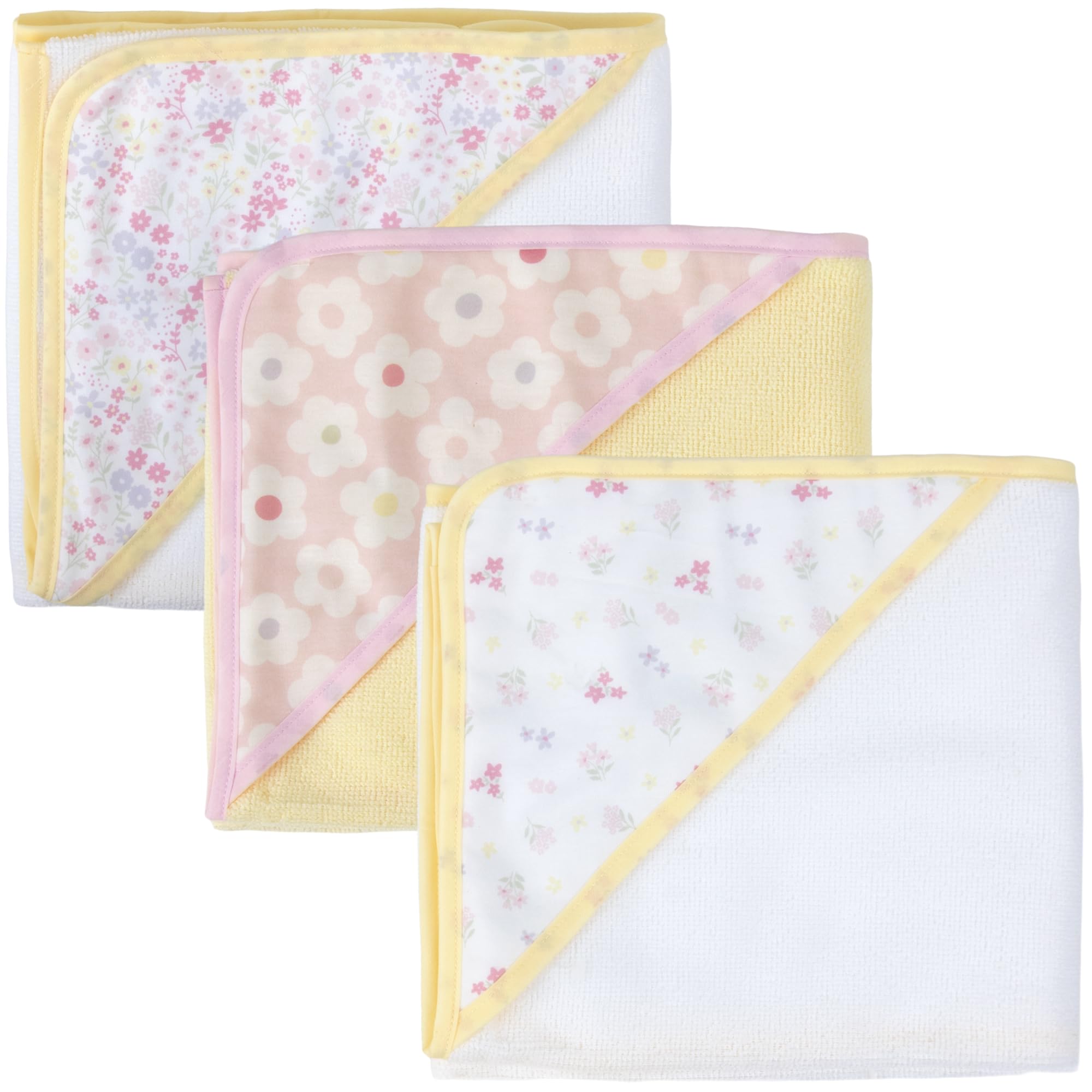 Baby Essentials Daisy Flowers washcloths set for baby care