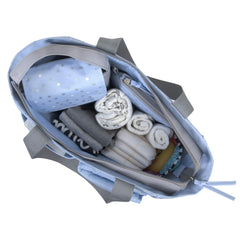 Baby Essentials Diaper Bag Tote insulated bottle holder keeping bottles at temperature