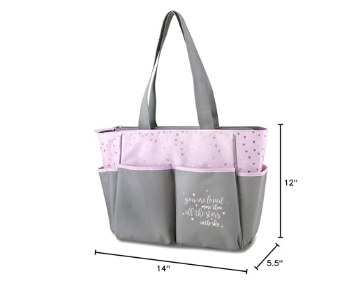 Baby Essentials fully lined interior helps contain spills and simplify cleanup.
