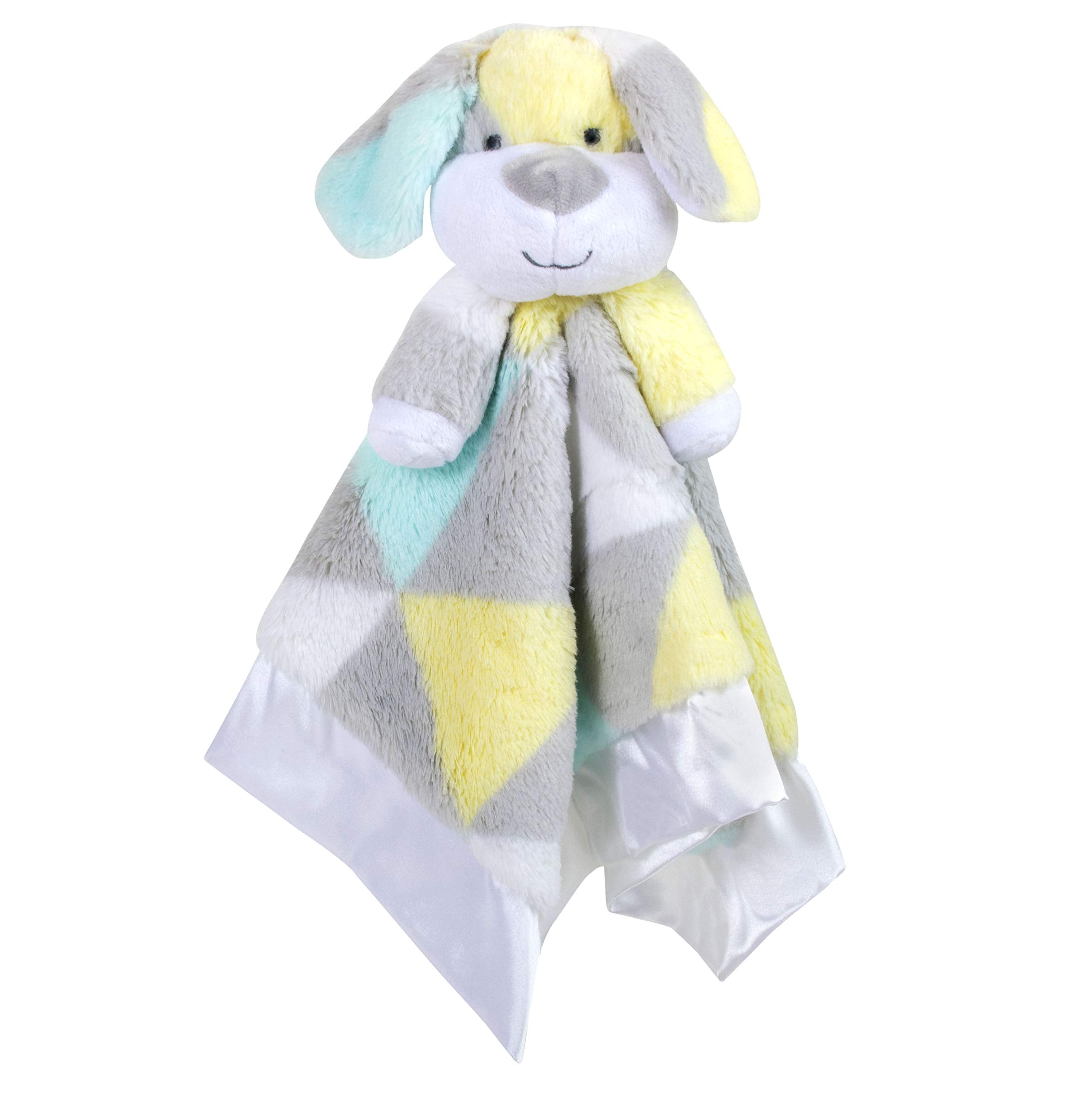 Baby Essentials Minky Animal Snuggler with puppy design for cozy baby comfort