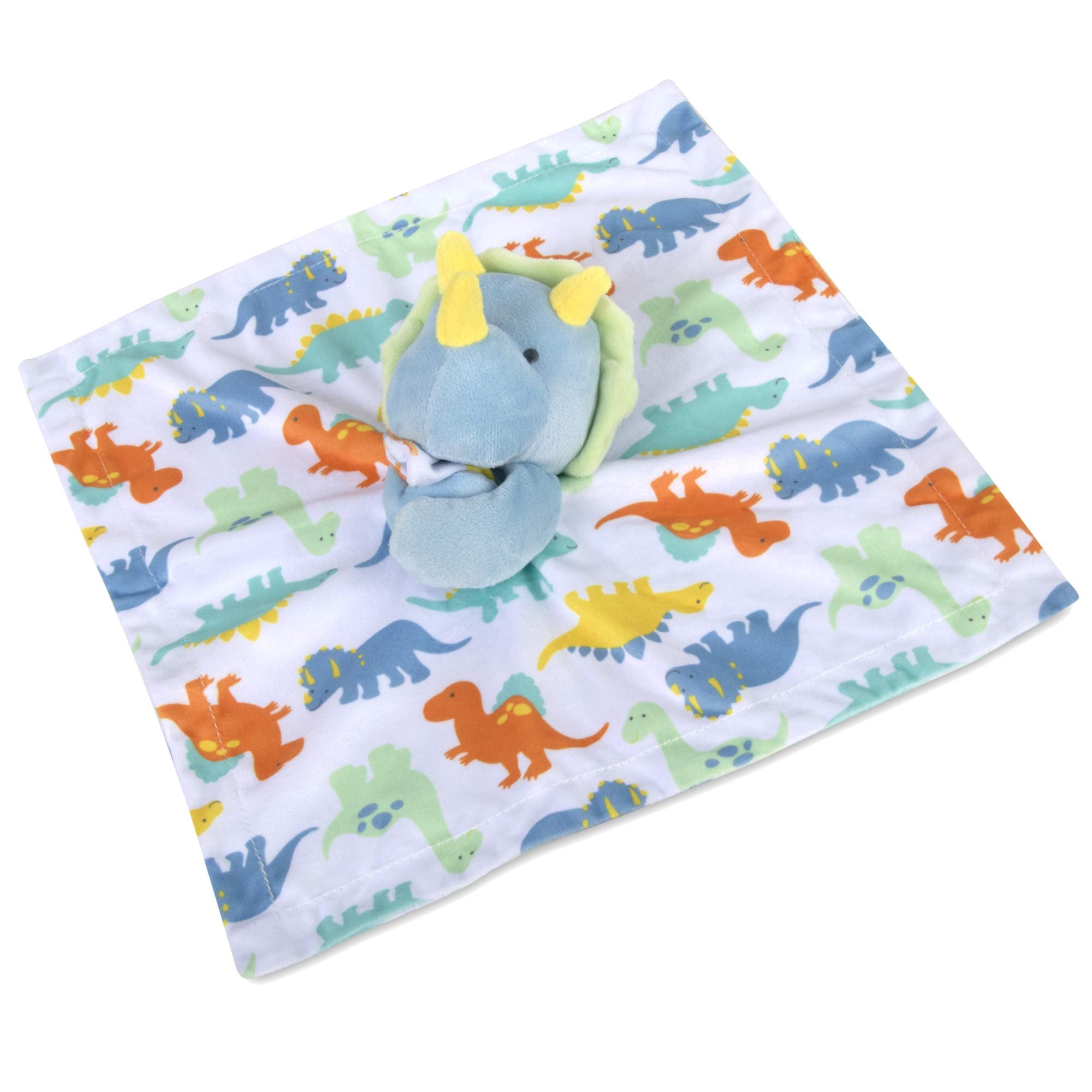 Baby Essentials Minky Snowcap Bear snuggler provides plush comfort during nap or play.