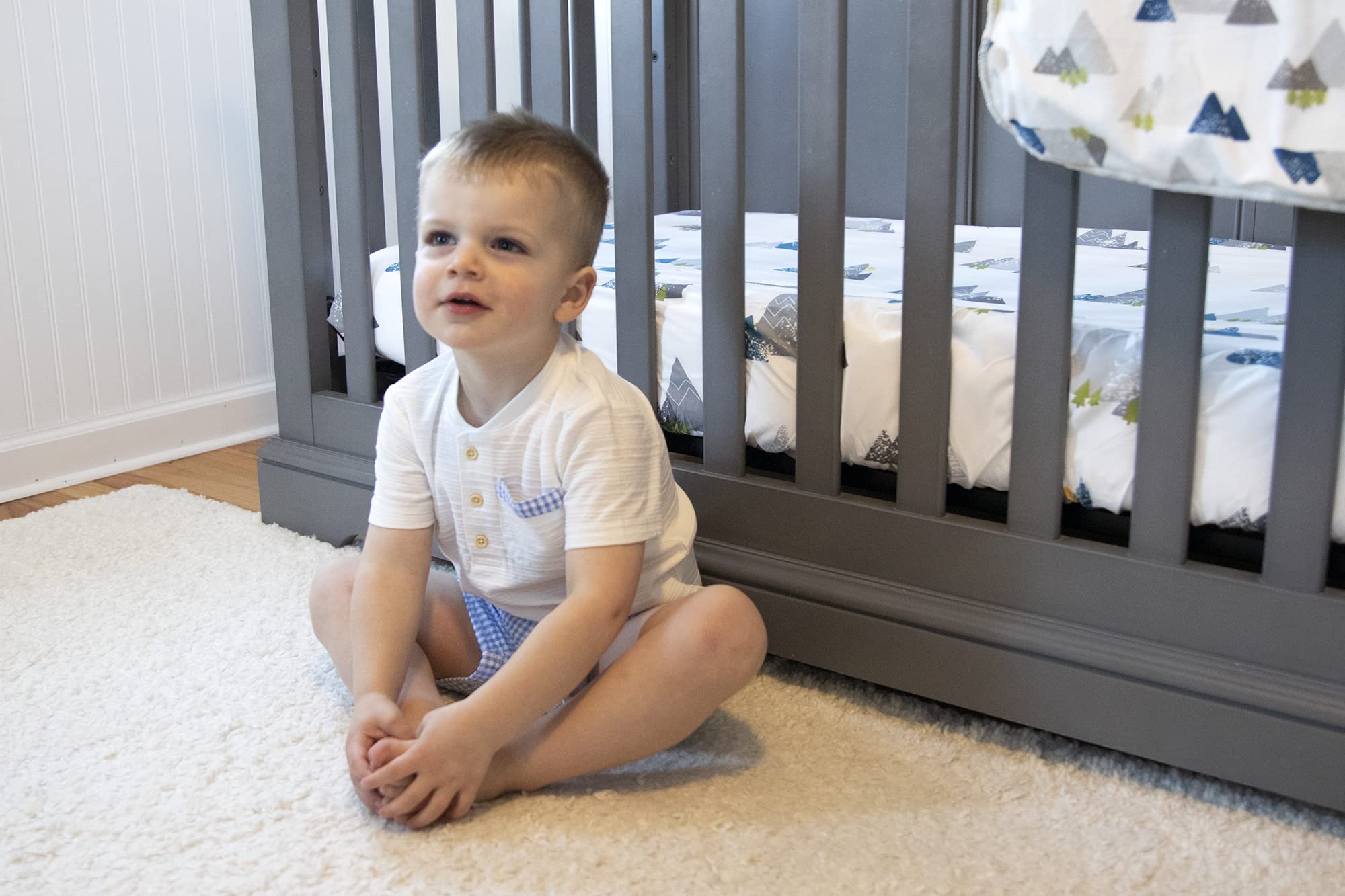 Baby Essentials Sherpa blanket swaddle-friendly for calm, cozy sleep