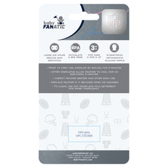 Baby Fanatic Cardinals pacifier 2-pack ideal for families and gifts.