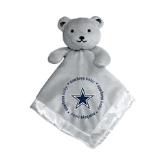 Baby Fanatic Dallas Cowboys security bear blanket with embroidered logo for comforting snuggles.