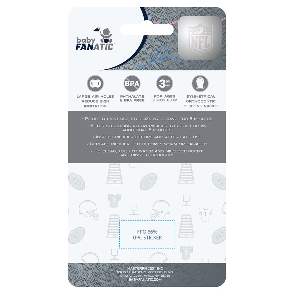 Baby Fanatic orthodontic silicone nipple designed for comfortable feeding and soothing.
