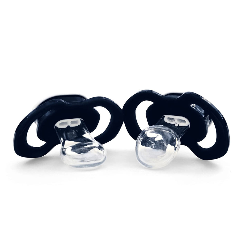 Baby Fanatic packaging display of Bears licensed pacifiers two-pack