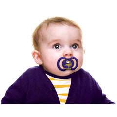 Baby Fanatic two-pack pacifiers arranged for gifting or family use.