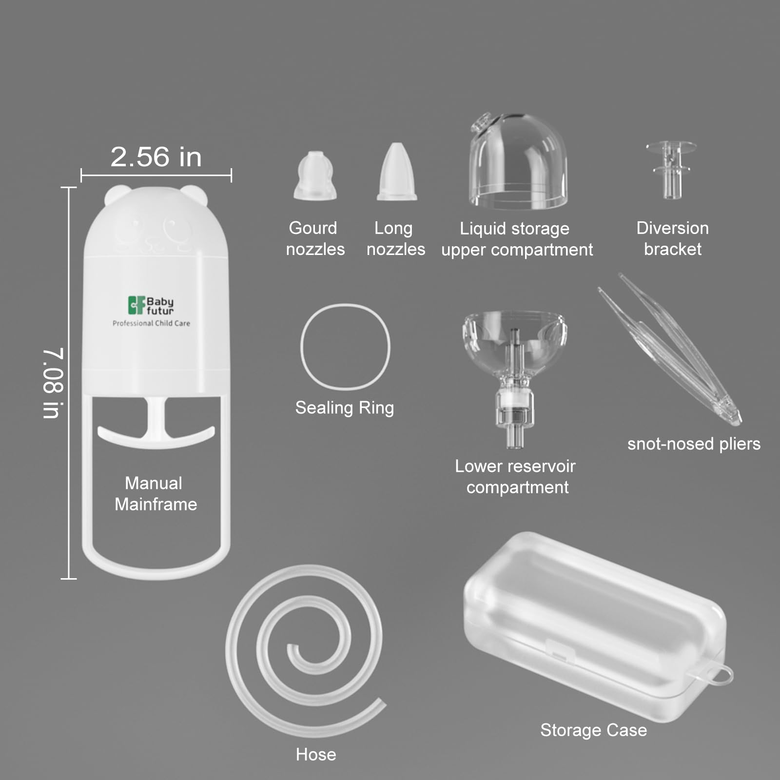 Baby Futur product in packaging shows complete set and components.
