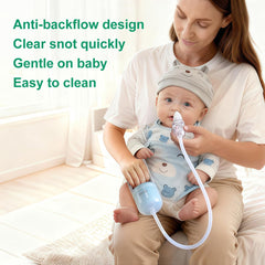 Baby Futur quiet manual design, no batteries, calm nighttime relief.