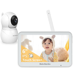 Baby Ganibs baby monitor 6-inch screen for quick, in-room viewing
