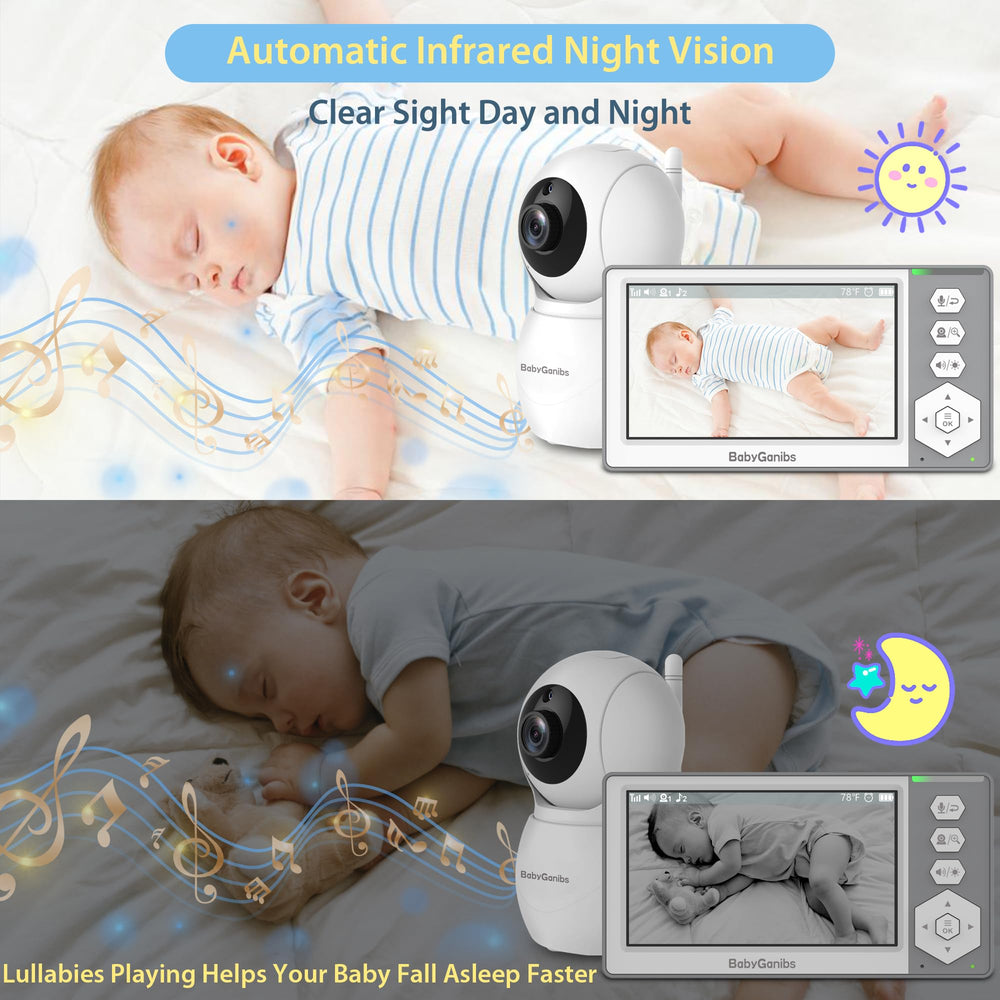 Baby Ganibs night vision captures clear baby visuals in low light