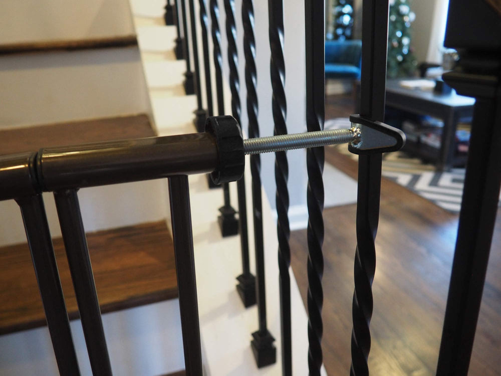 Baby Gate Guru 8mm hole fit ensures compatibility with common pressure gates.