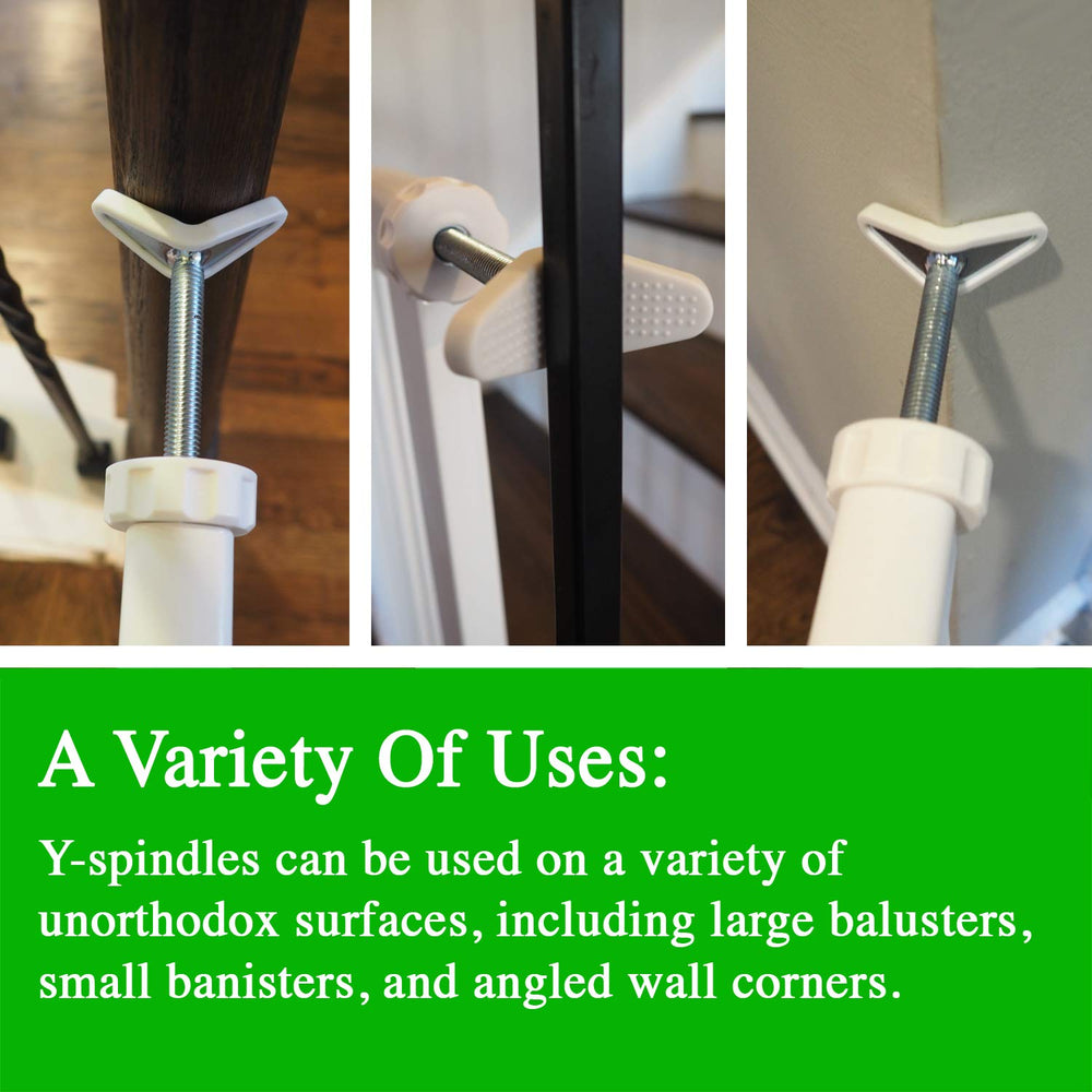 Rotating nut design on Baby Gate Guru adapter