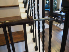 Two-pack of extra long spindle rods in bronze by Baby Gate Guru