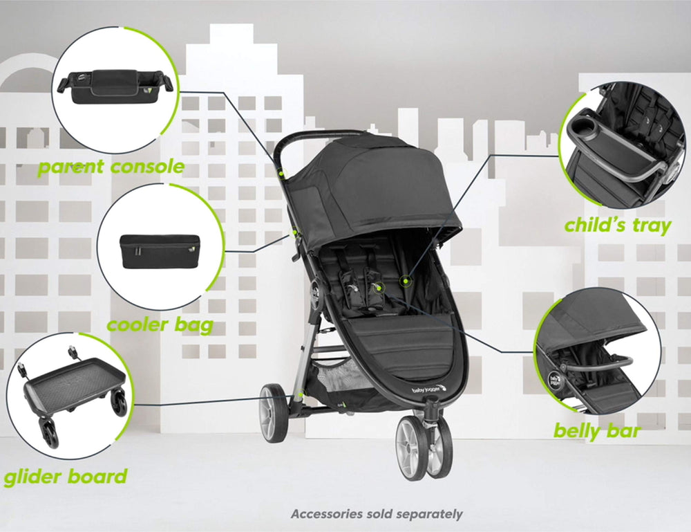 Baby Jogger Belly Bar features a durable, easy to clean design for daily use.