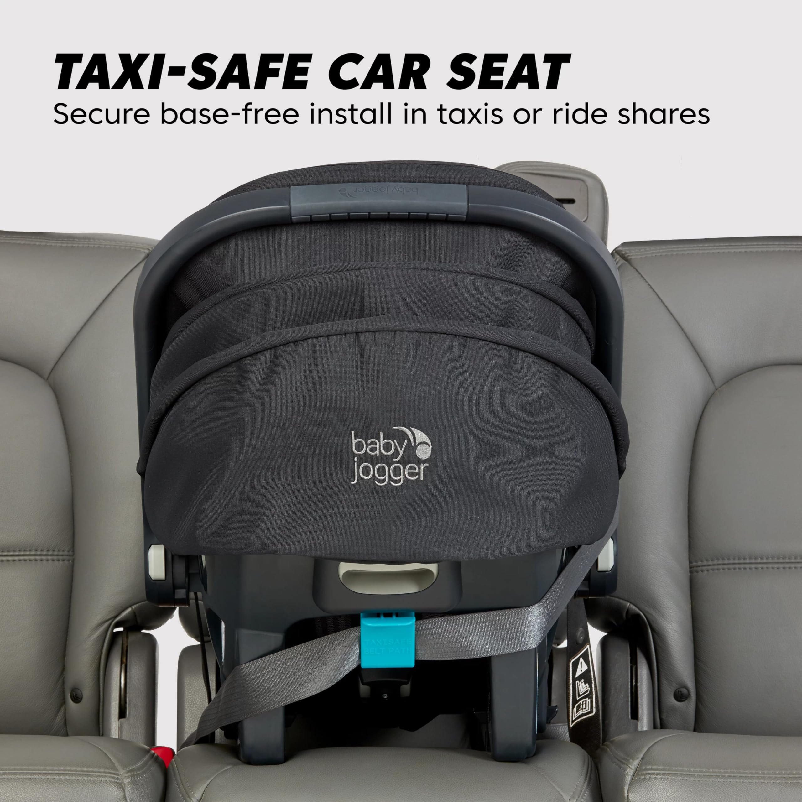 SecureStop anti-rebound feature on Baby Jogger City GO 2 Lunar Black