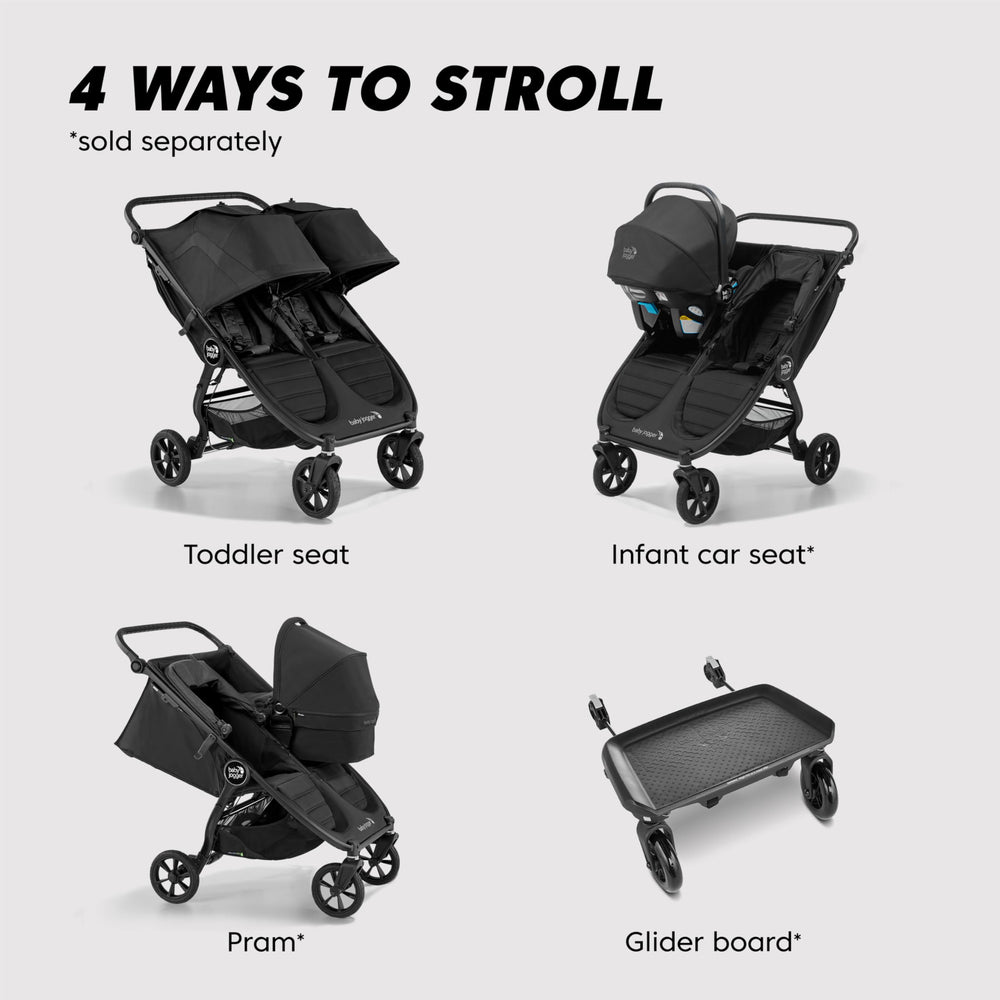 One-step fold simplifies transport and storage between outings