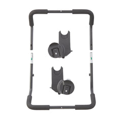 City Select LUX stroller with adapters ready for folded storage