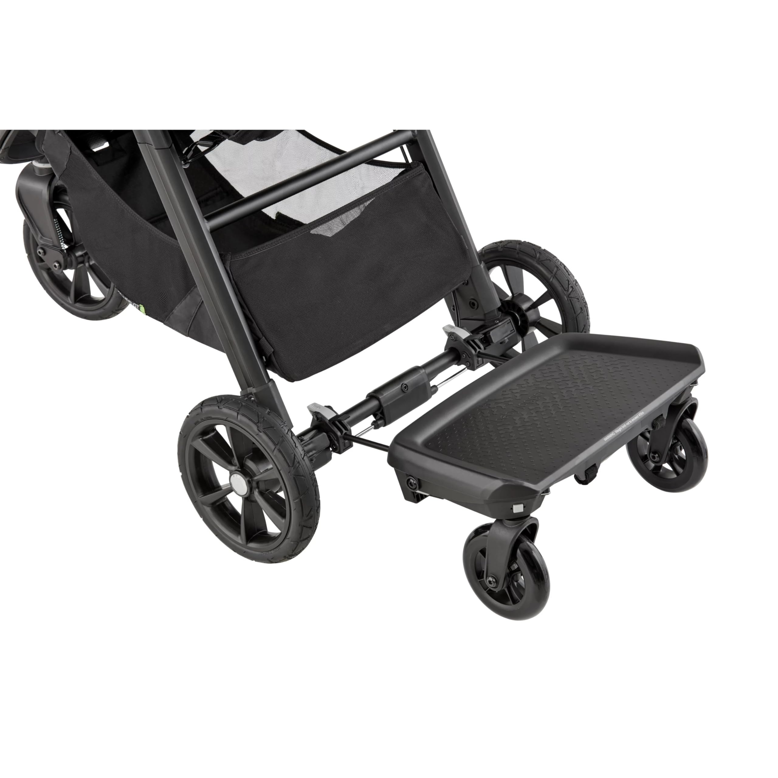 Baby Jogger Glider Board non-slip surface keeps young riders secure.