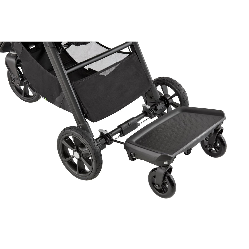 Baby Jogger Glider Board non-slip surface keeps young riders secure.