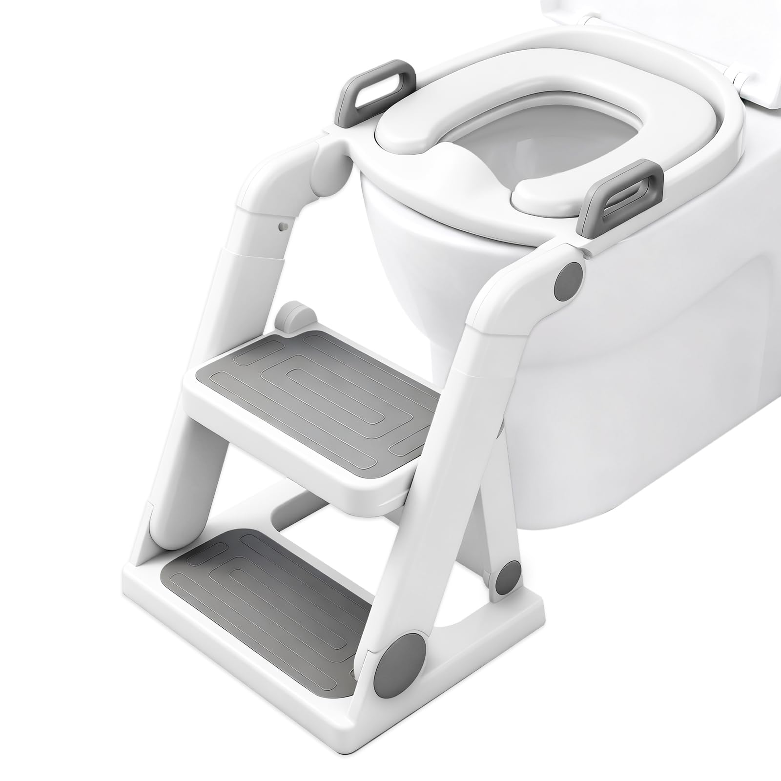 BABY JOYCE preassembled potty seat steps for quick setup and independent use