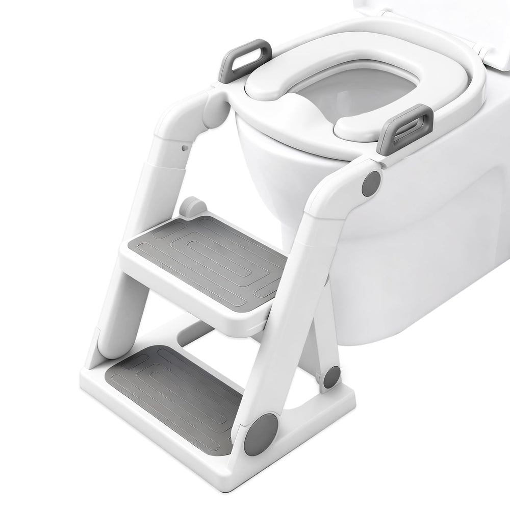 BABY JOYCE preassembled potty seat steps for quick setup and independent use