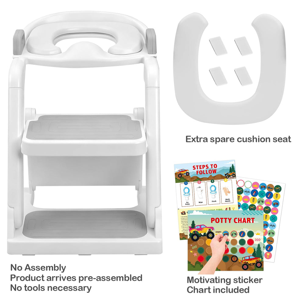 BABY JOYCE two-in-one seat and step ladder saves space