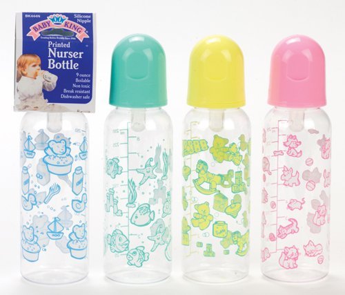 Baby King Printed Nurser Bottle design for safe feeding and easy everyday use