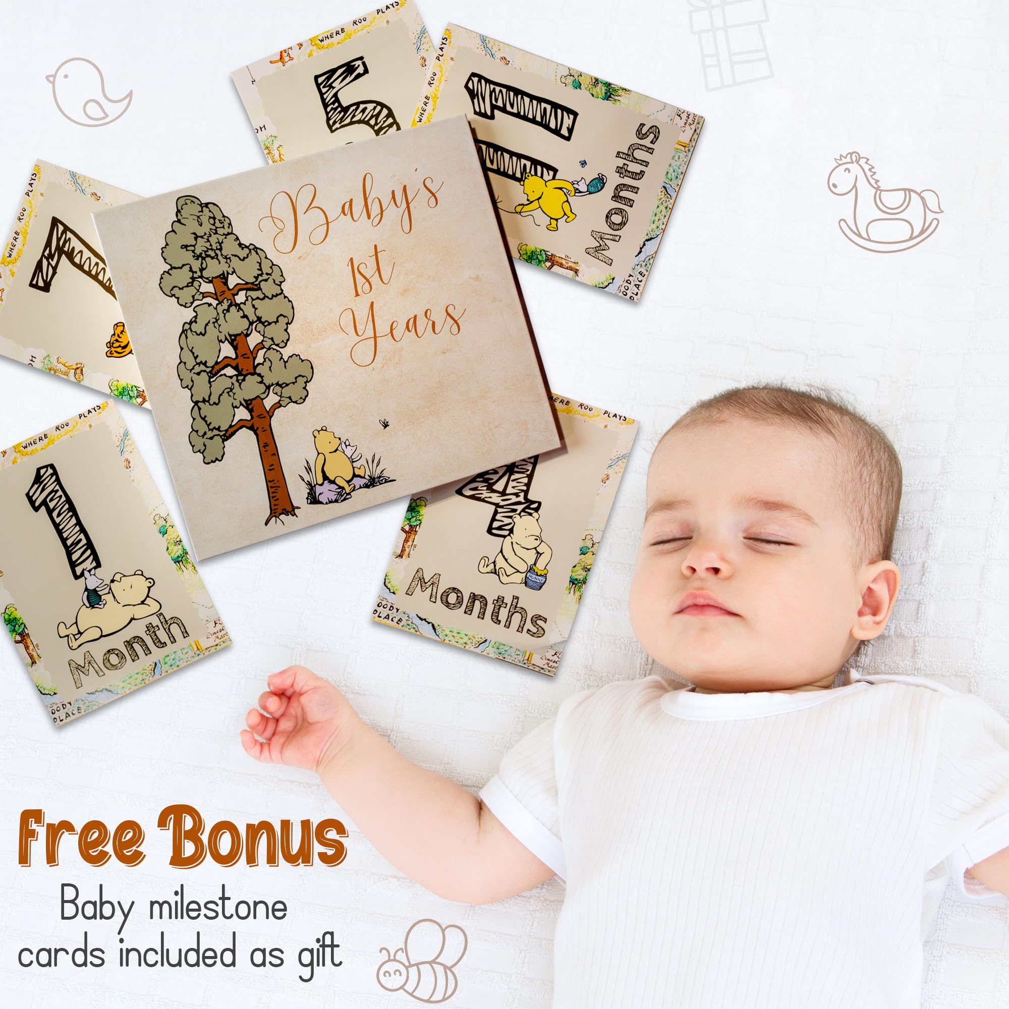 Baby Louise hardcover with spiral binding offers durable pages for milestones.