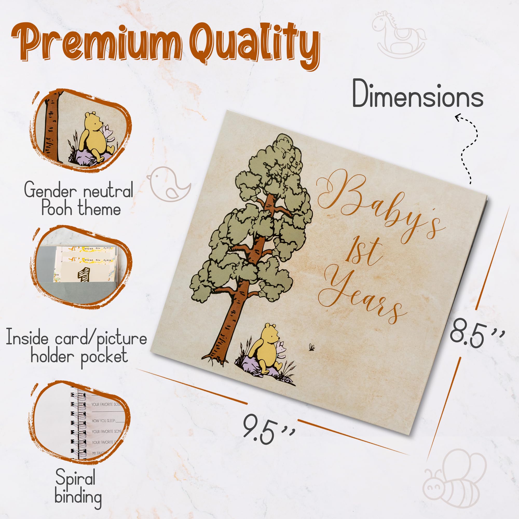 Baby Louise milestone cards provide six double-sided designs for monthly memories.