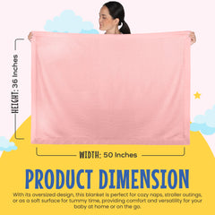 Baby Morgan blanket nylon trim detail emphasizes vintage-inspired design for the nursery.