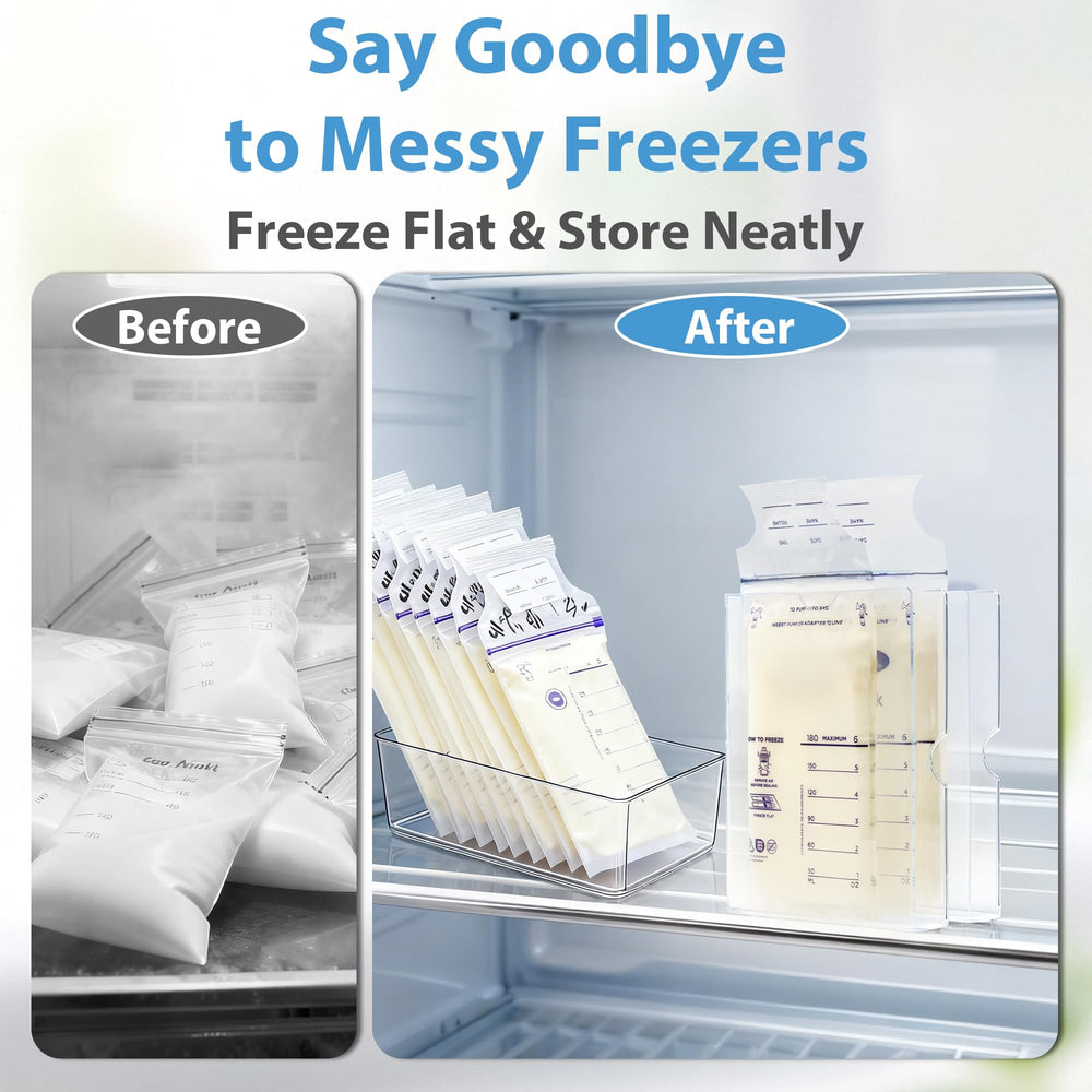 Baby Noah Freeze Flat bag insert shows easy slide-in storage for flat stacking.