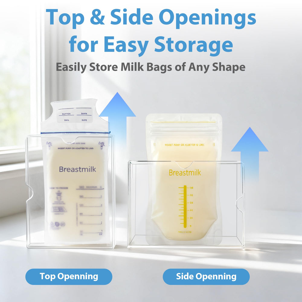 Baby Noah Freeze Flat BPA-free PP material ensures safe, durable storage.