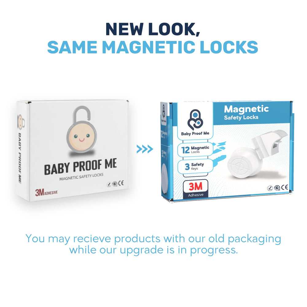 Baby Proof Me 3-keys set shown for easy access and quick cabinet release.