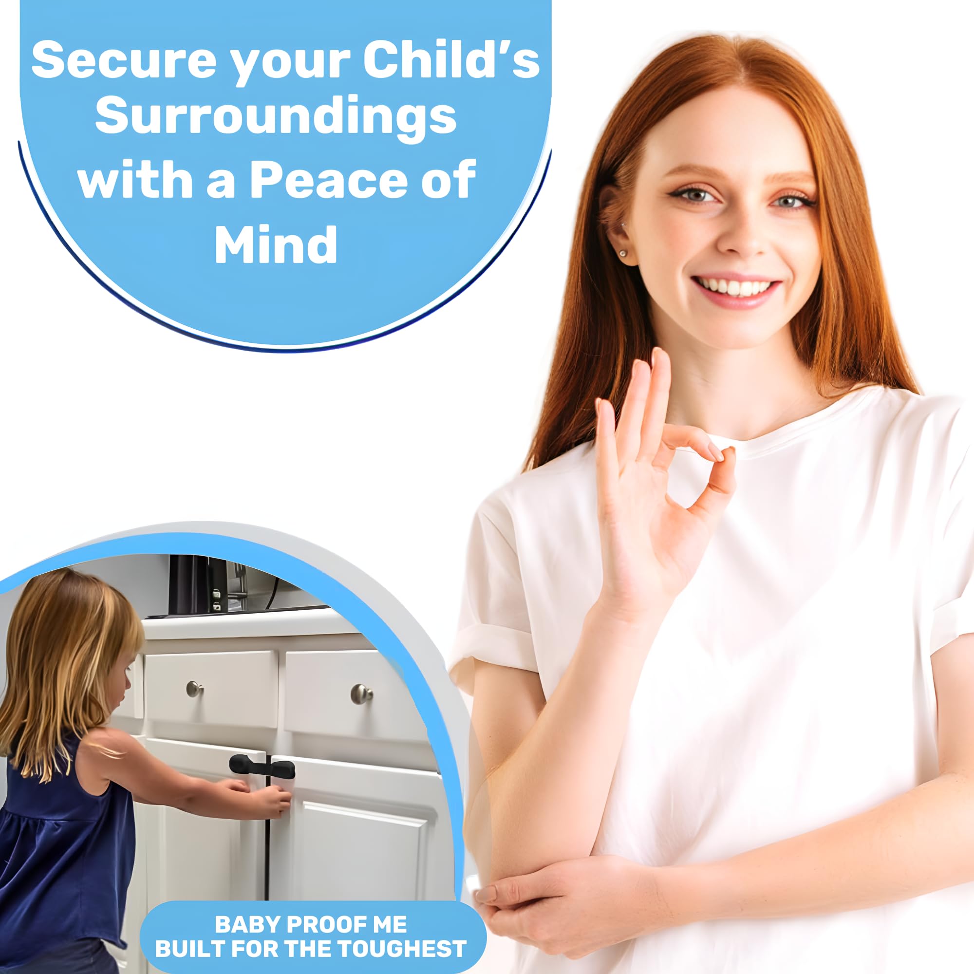 Baby Proof Me 3M adhesive strap on toilet seat adds quick safety for families with toddlers.