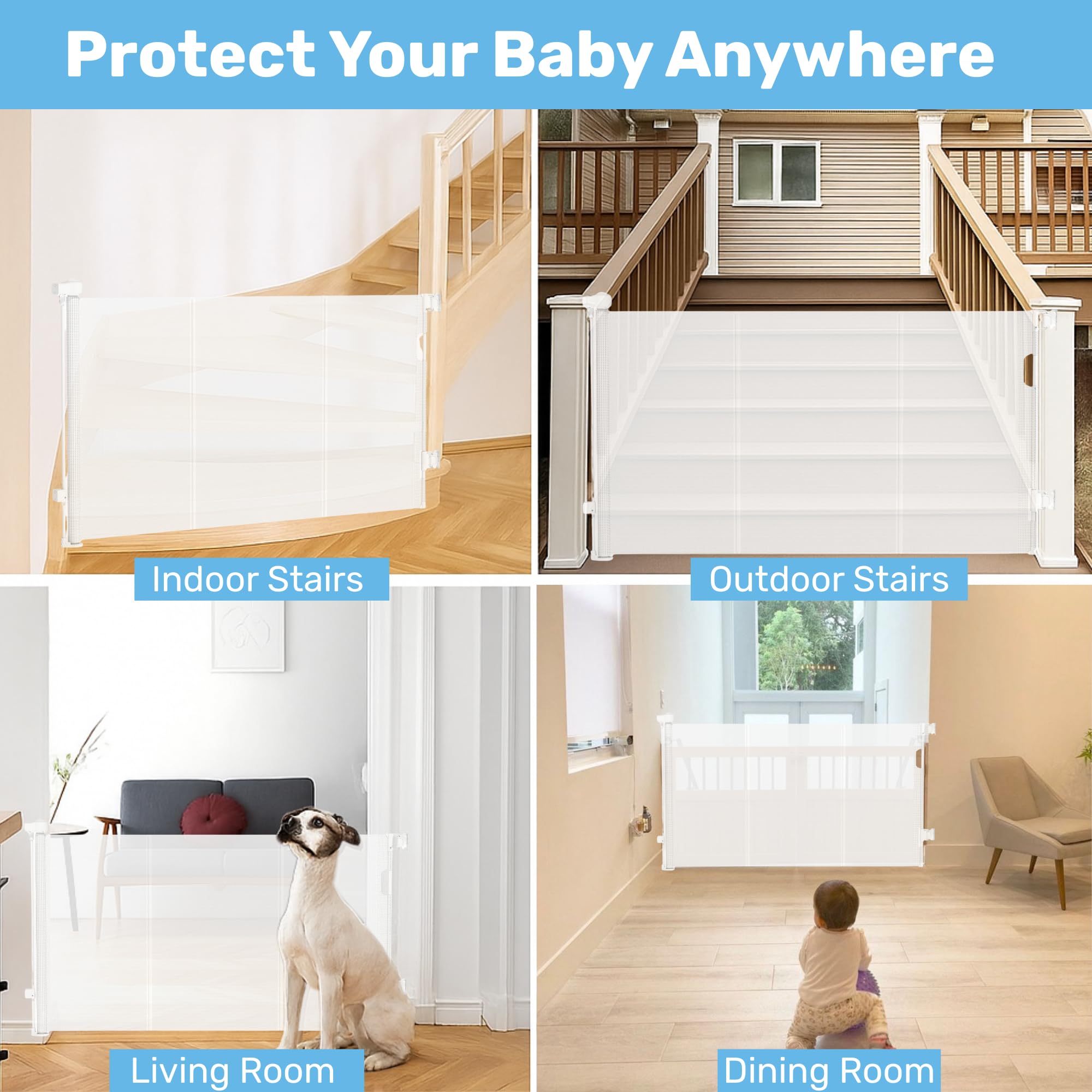 Baby Proof Me secure closure contains children and pets safely