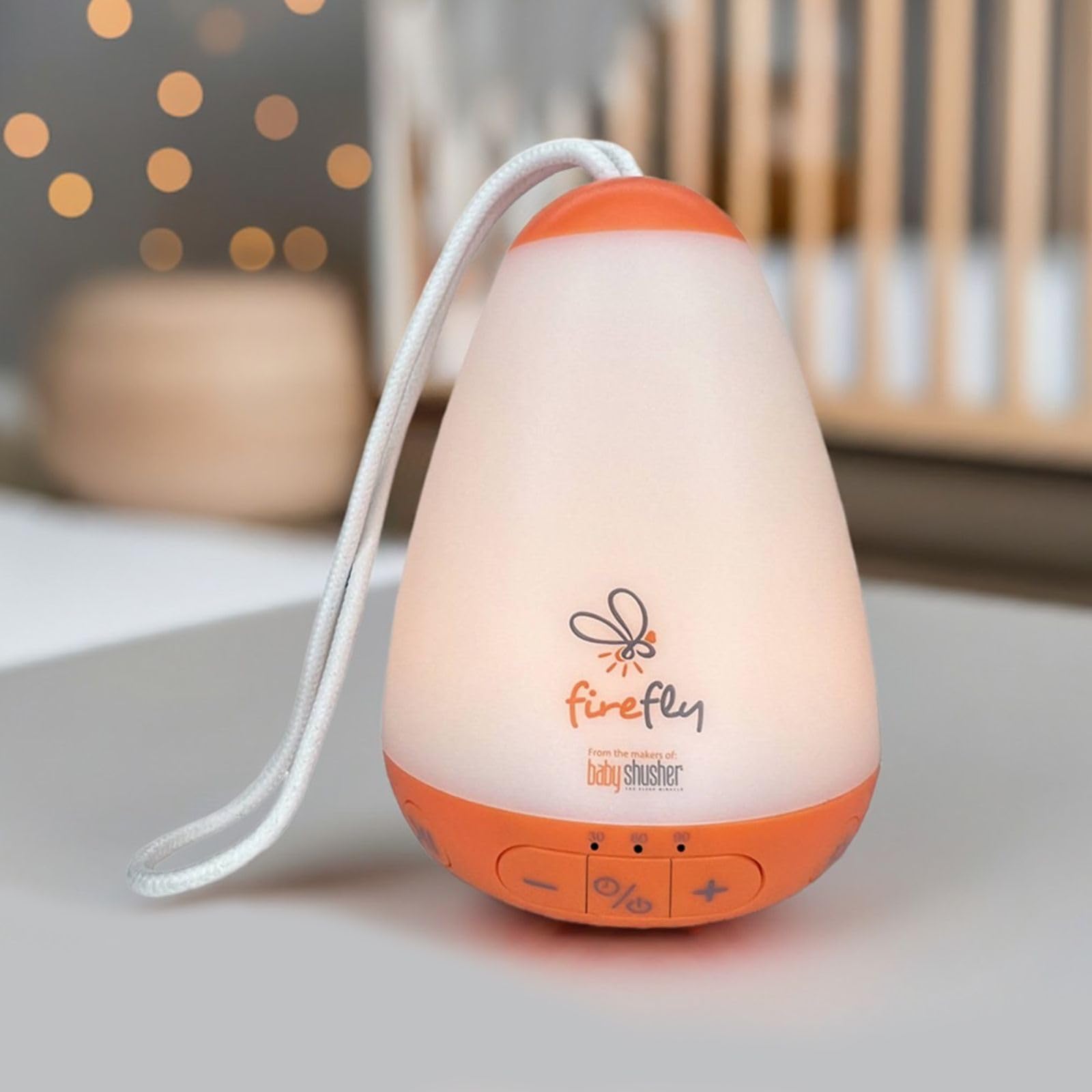Crib attachment option helps calm baby during night feeds.