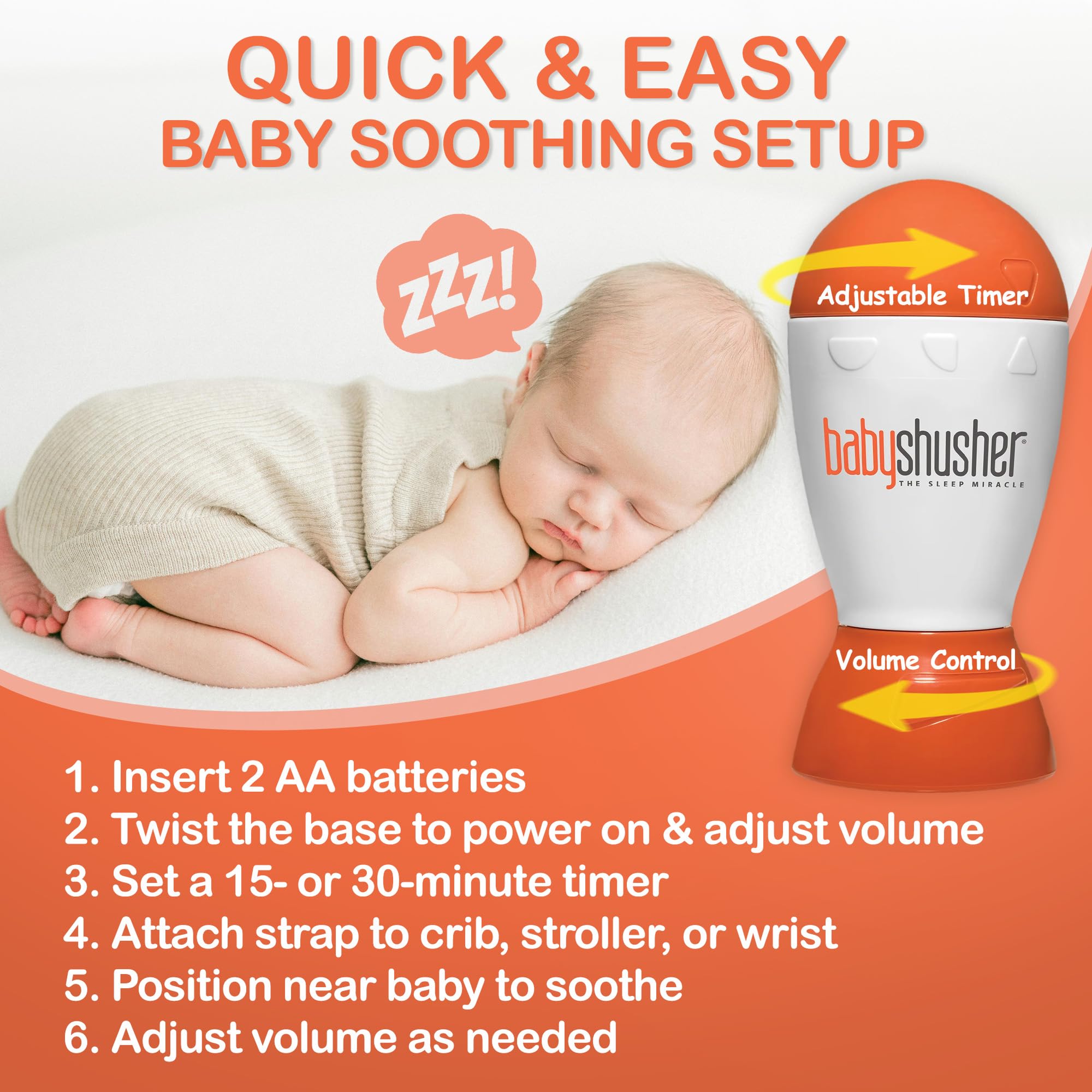 Three-pack Baby Shusher gift box, ideal for baby showers and new parents.