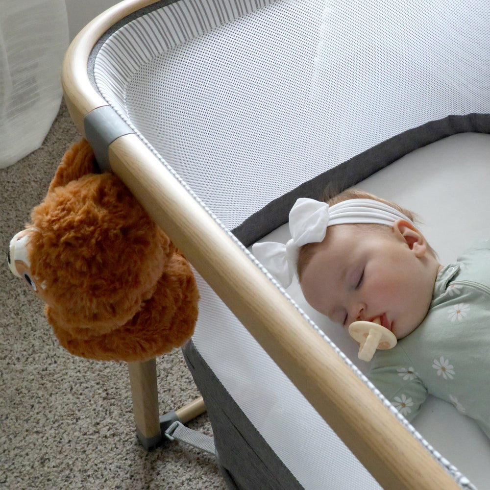 Baby Shusher Sloth one hour timer helps manage bedtime blocks.