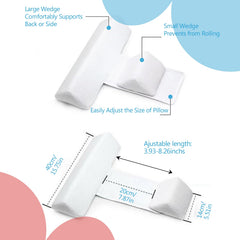 Baby Side Sleeper Wedge invisible zipper design prevents snagging and injuries.