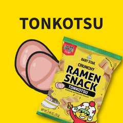 Baby Star Tonkotsu Crunchy Tiny Ramen Snack as a versatile dipper for spreads.