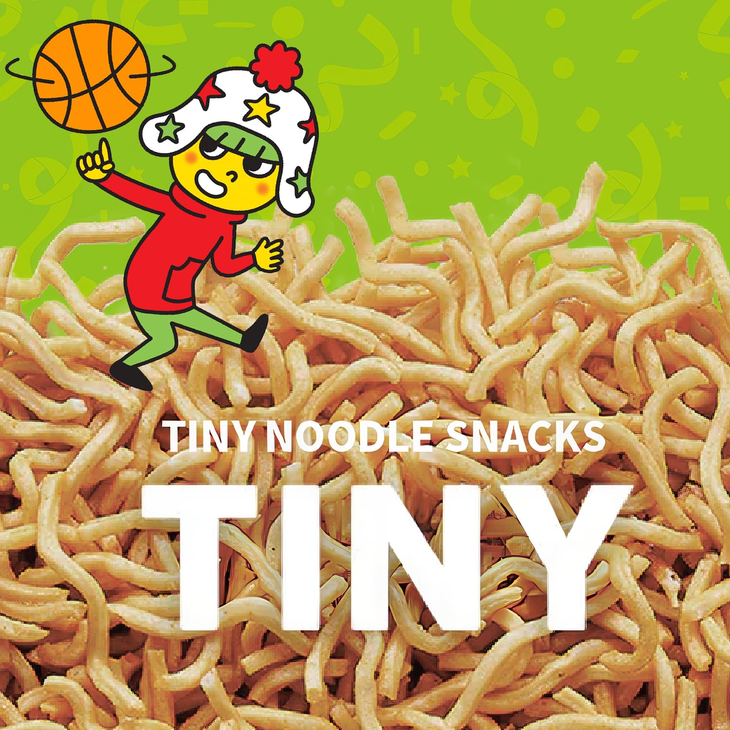 Baby Star Tonkotsu Crunchy Tiny Ramen Snack on-store shelf appeal.