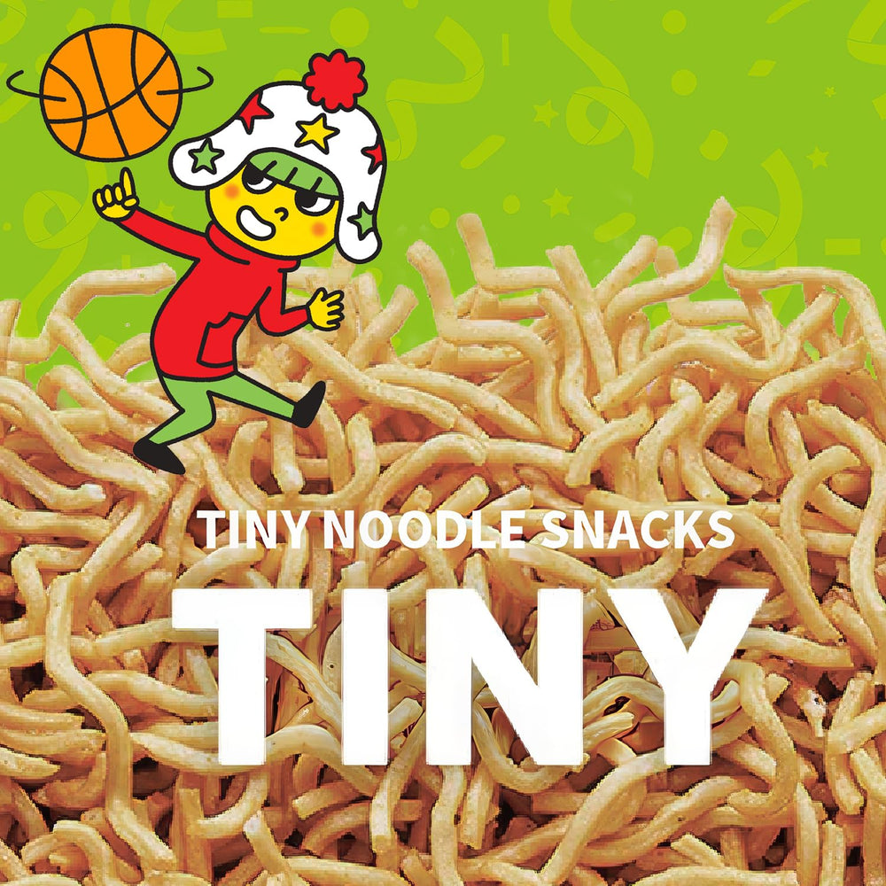 Baby Star Tonkotsu Crunchy Tiny Ramen Snack on-store shelf appeal.