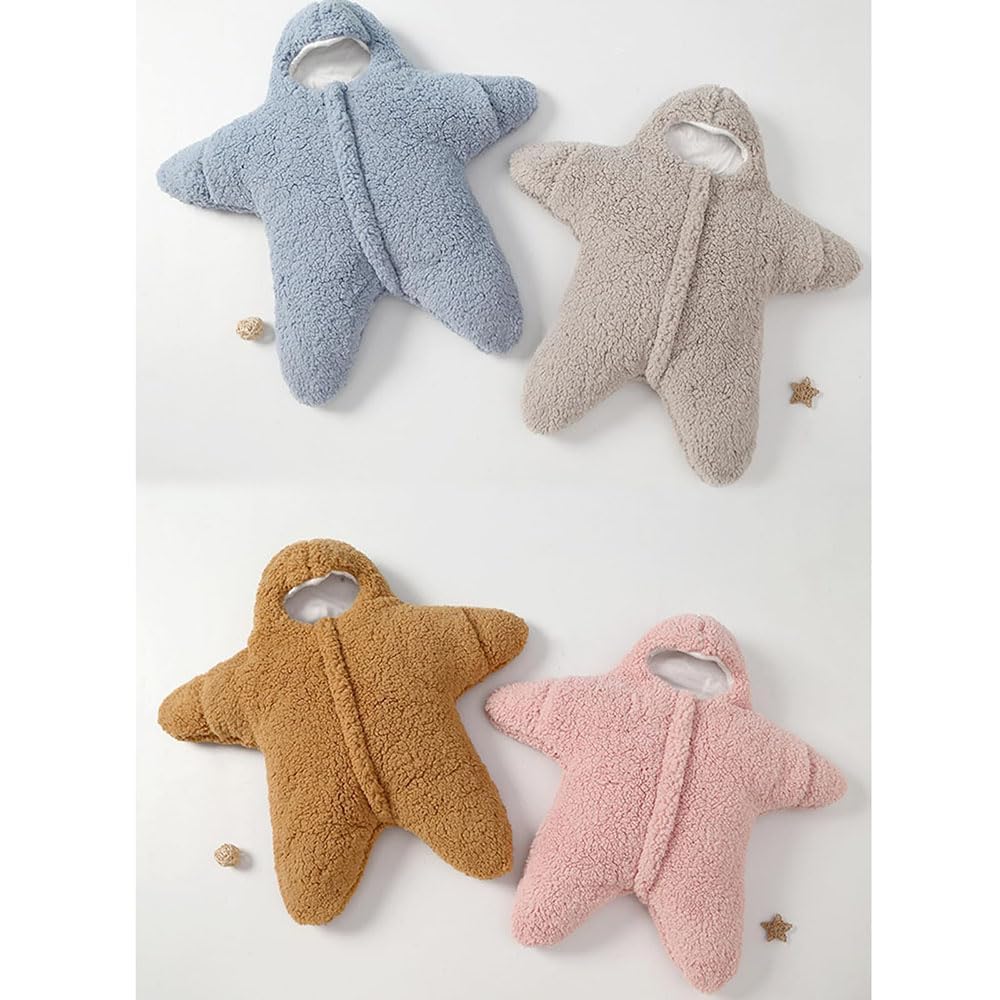 Baby Starfish Onesie inner layer is pure cotton for breathable comfort.